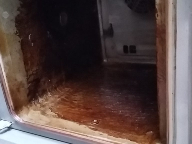 Oven inside - before cleaning services 2