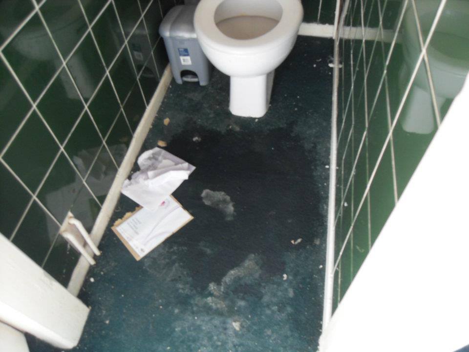 Toilet - before cleaning services
