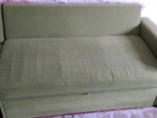 Sofa cleaning - after services (green)