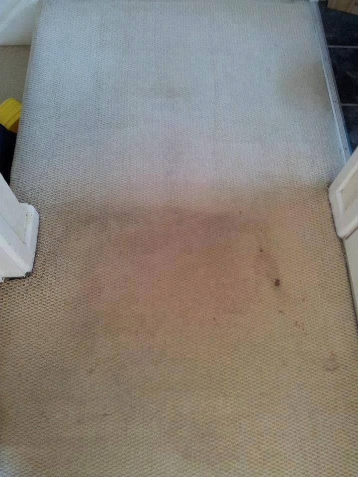 Stairs before and after cleaning services