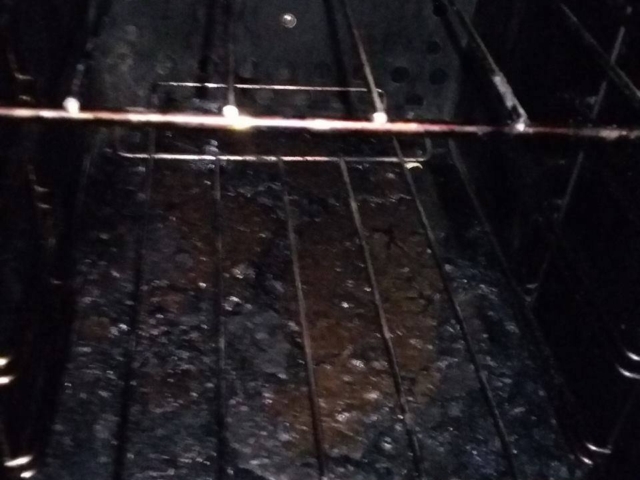 Oven grate - before cleaning services