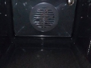 Oven inside - after cleaning services